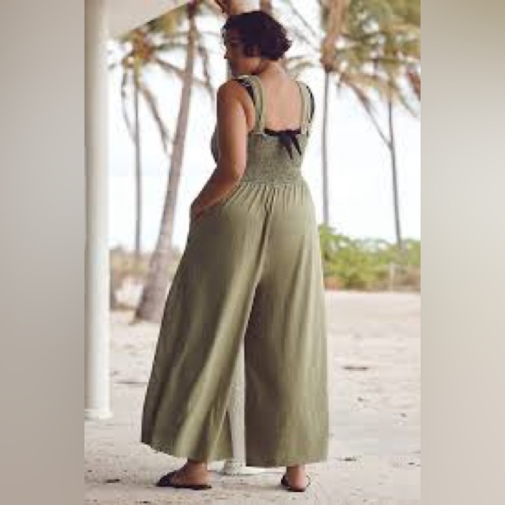 The Simona Scoop-Neck Jumpsuit by Celandine Anthropologie - Picture 2 of 3